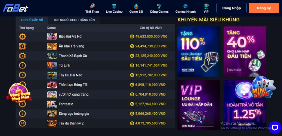 Các trò chơi độc quyền cho VIP twin68 apk